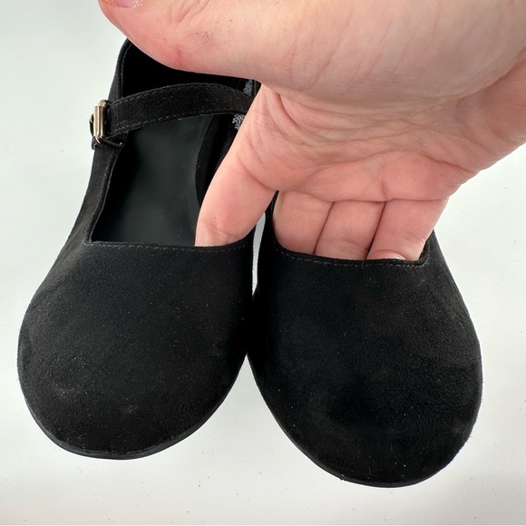 A new day womens heels size 7 black faux suede punk steampunk - Picture 9 of 11